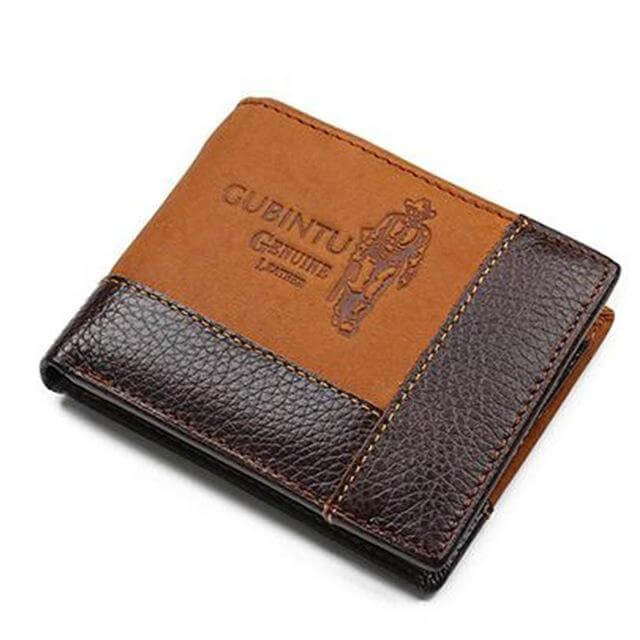 BowLift | Genuine Leather Men Wallets with Coin Pocket Zipper
