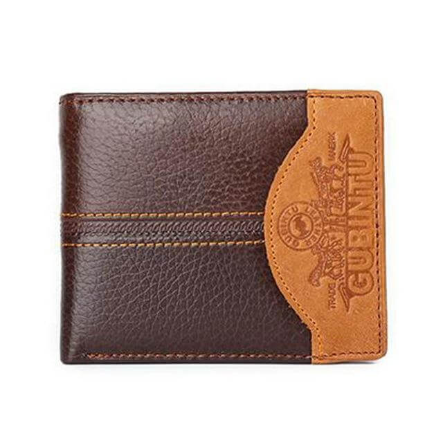 BowLift | Genuine Leather Men Wallets with Coin Pocket Zipper