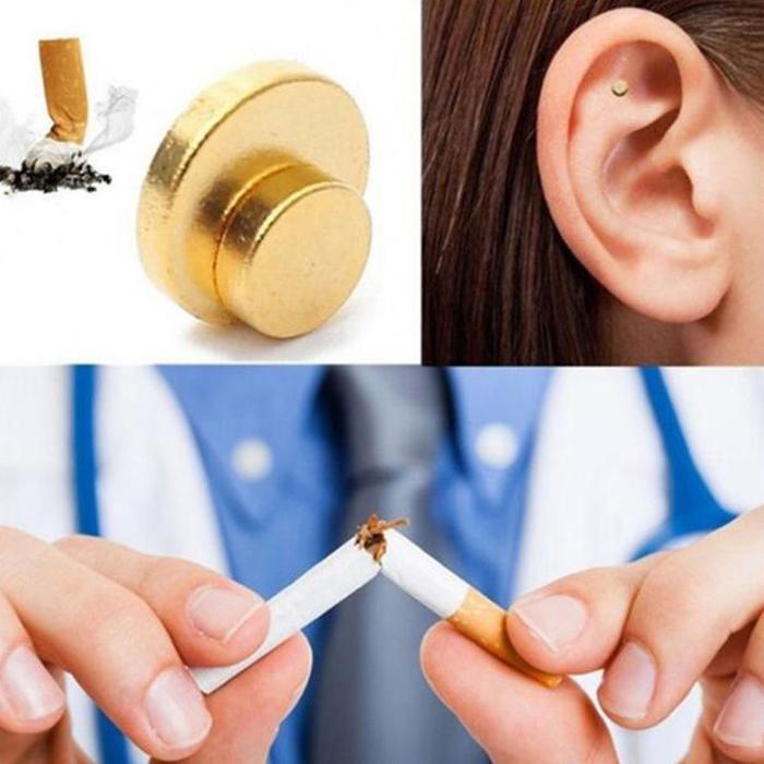 Brehn | Miracle Anti-Smoking Magnetic Patch Ear Magnet Stop Cigarettes Quit Smoking