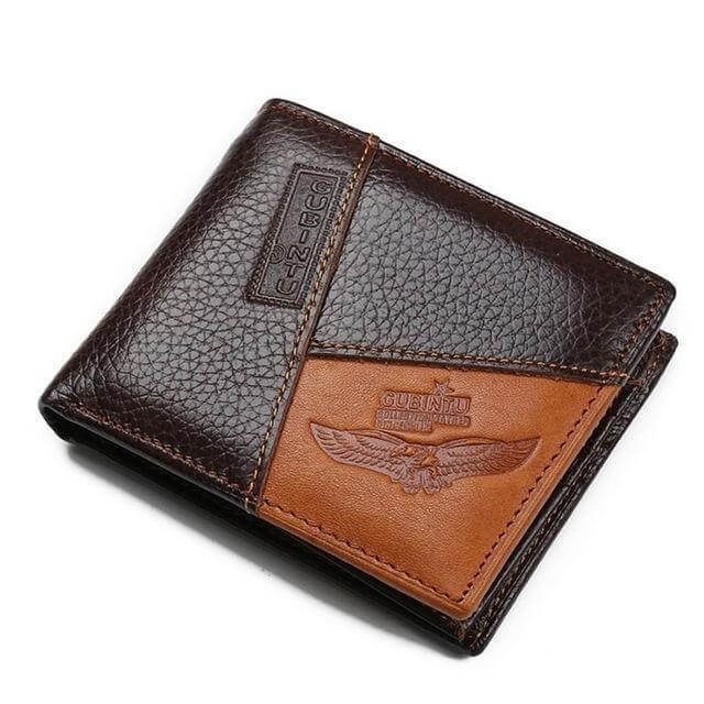 BowLift | Genuine Leather Men Wallets with Coin Pocket Zipper