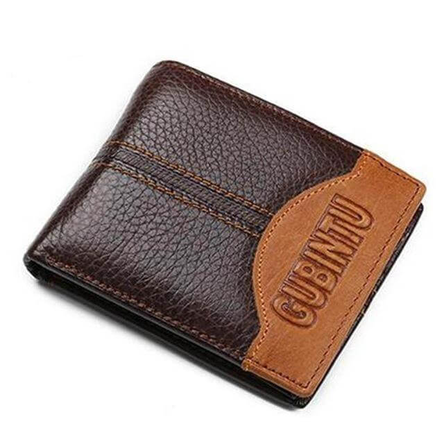 BowLift | Genuine Leather Men Wallets with Coin Pocket Zipper
