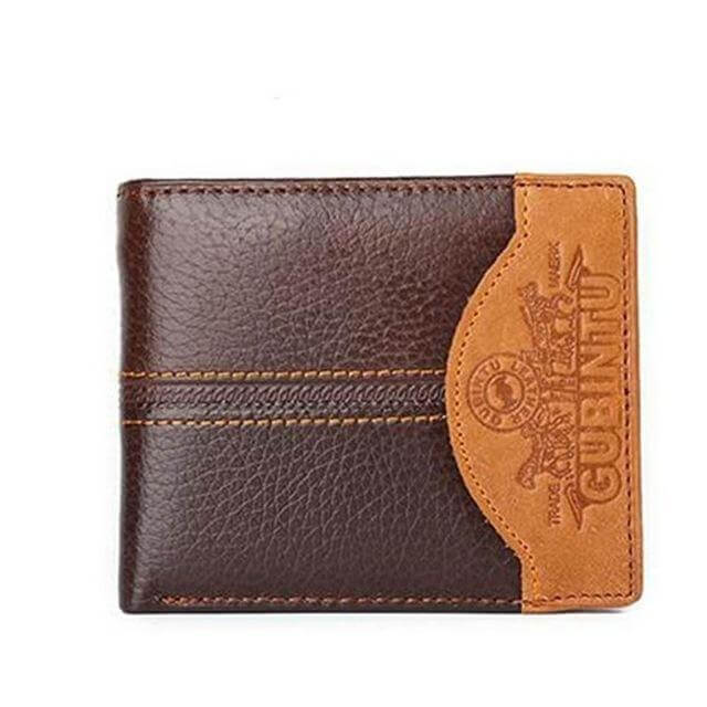 BowLift | Genuine Leather Men Wallets with Coin Pocket Zipper