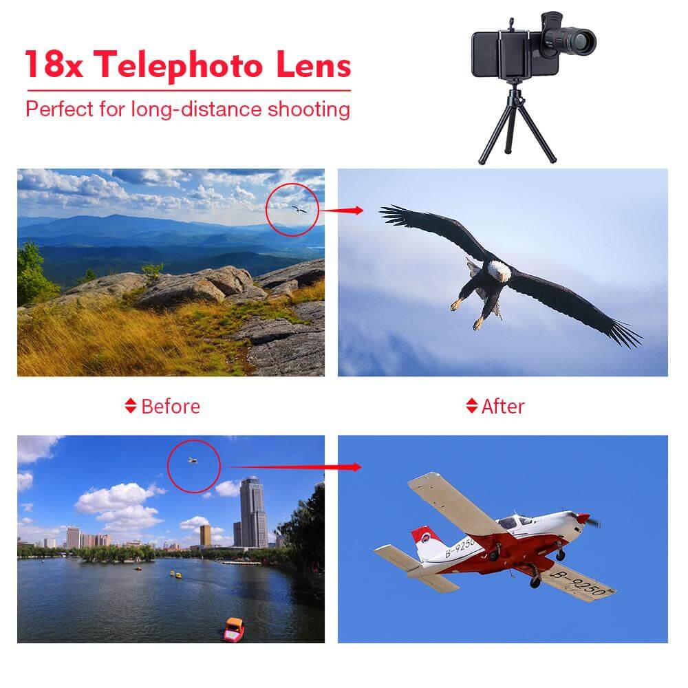 BowLift | Universal 18x telephoto Zoom Phone Lens