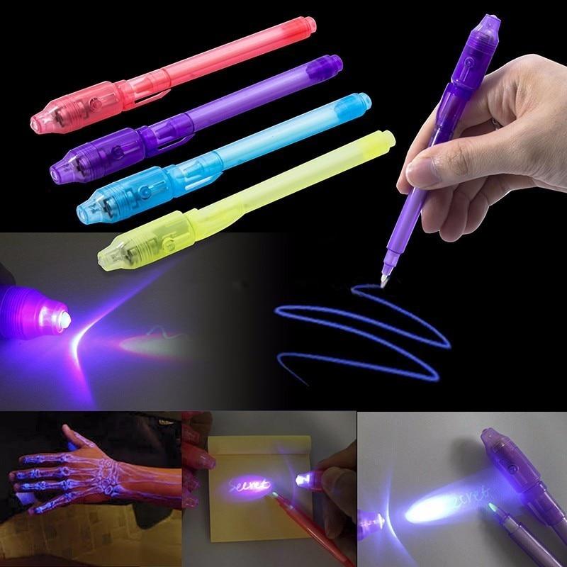 SecretTxt - 2 in 1 UV Black Light Invisible Ink Pen | Bowlift