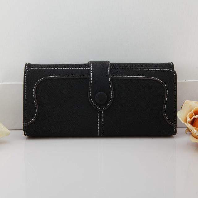 BowLift | Exclusive Women Wallets New Winter Fashion Trends Pumping Frosted Multi-card Position Two Fold Wallet Lady Ms. Long Purse Card