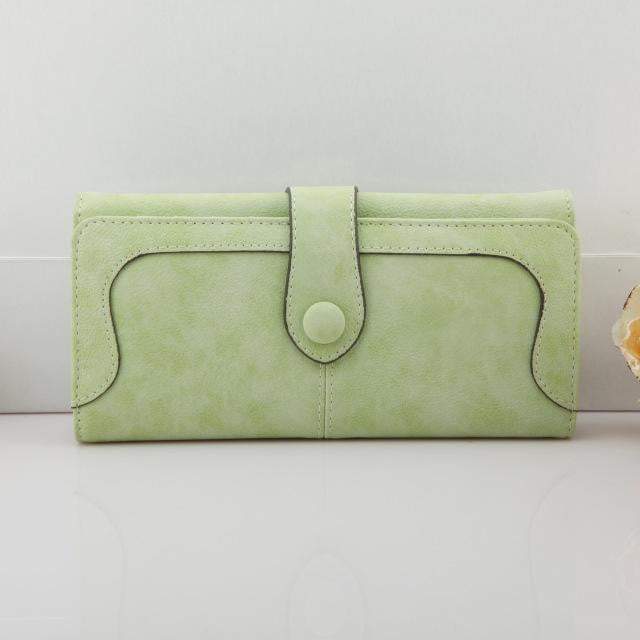 BowLift | Exclusive Women Wallets New Winter Fashion Trends Pumping Frosted Multi-card Position Two Fold Wallet Lady Ms. Long Purse Card