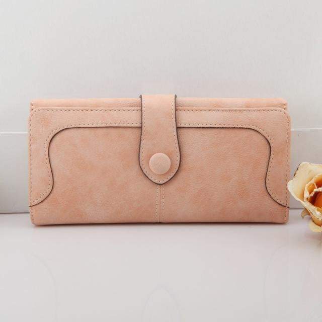 BowLift | Exclusive Women Wallets New Winter Fashion Trends Pumping Frosted Multi-card Position Two Fold Wallet Lady Ms. Long Purse Card