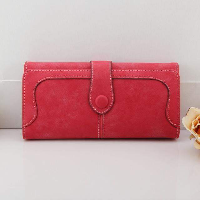BowLift | Exclusive Women Wallets New Winter Fashion Trends Pumping Frosted Multi-card Position Two Fold Wallet Lady Ms. Long Purse Card