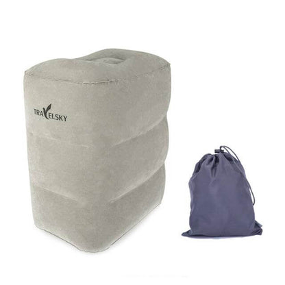 BowLift | Folding Footrest Large Valve Travel Inflatable Pillow