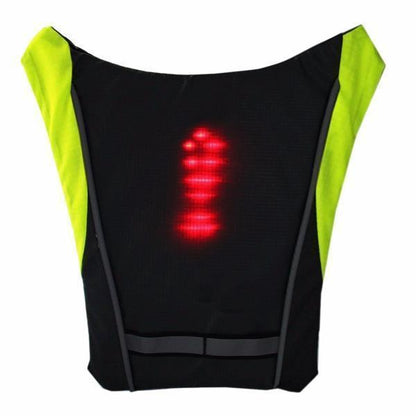 BowLift | Turn Signal Cycling Reflective Safety LED Vest Cyclist Outdoor Waterproof