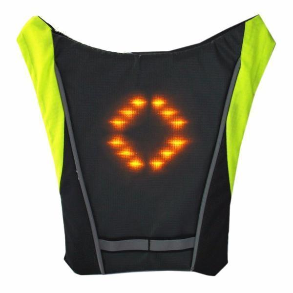 BowLift | Turn Signal Cycling Reflective Safety LED Vest Cyclist Outdoor Waterproof