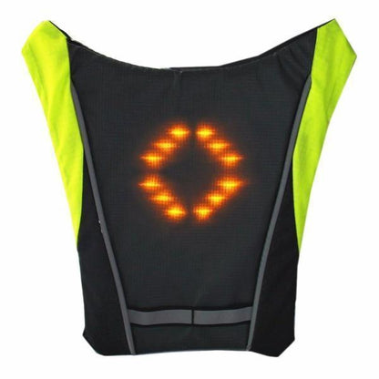 BowLift | Turn Signal Cycling Reflective Safety LED Vest Cyclist Outdoor Waterproof