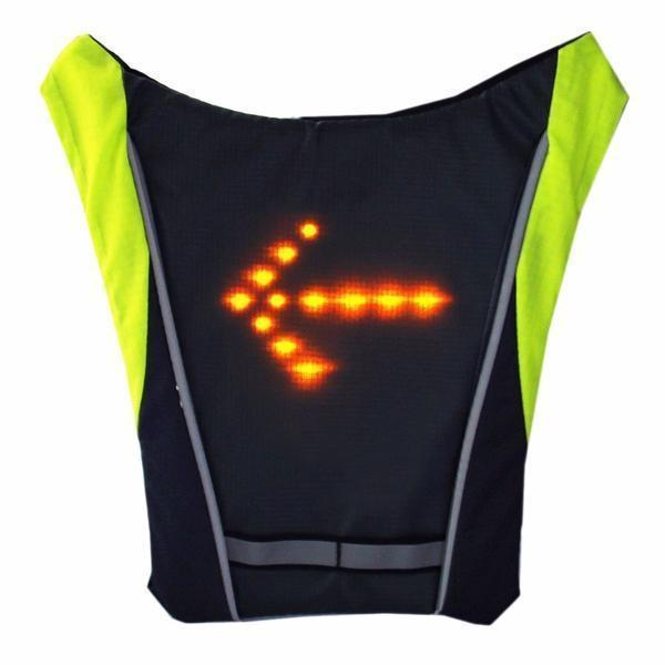 BowLift | Turn Signal Cycling Reflective Safety LED Vest Cyclist Outdoor Waterproof