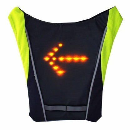 BowLift | Turn Signal Cycling Reflective Safety LED Vest Cyclist Outdoor Waterproof