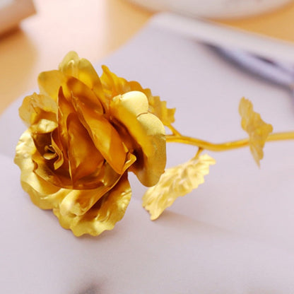 Skanto | 24k Gold Plated Rose | Certificate & Luxury Gift Box Included