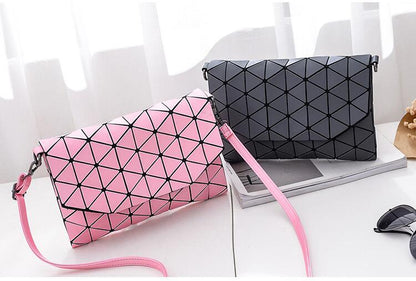 Abstract Geometric Matte Shoulder Bag | Bowlift