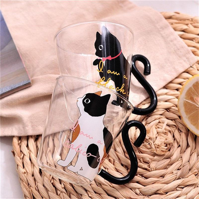 Meow - Glass Cat Mug | Bowlift