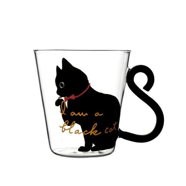 Meow - Glass Cat Mug | Bowlift