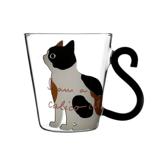Meow - Glass Cat Mug | Bowlift