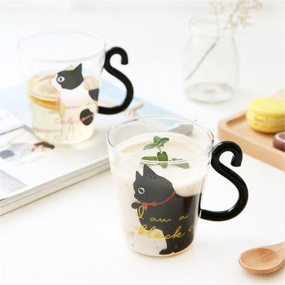 Meow - Glass Cat Mug | Bowlift