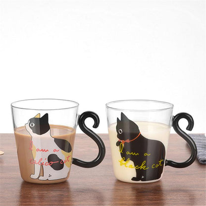 Meow - Glass Cat Mug | Bowlift
