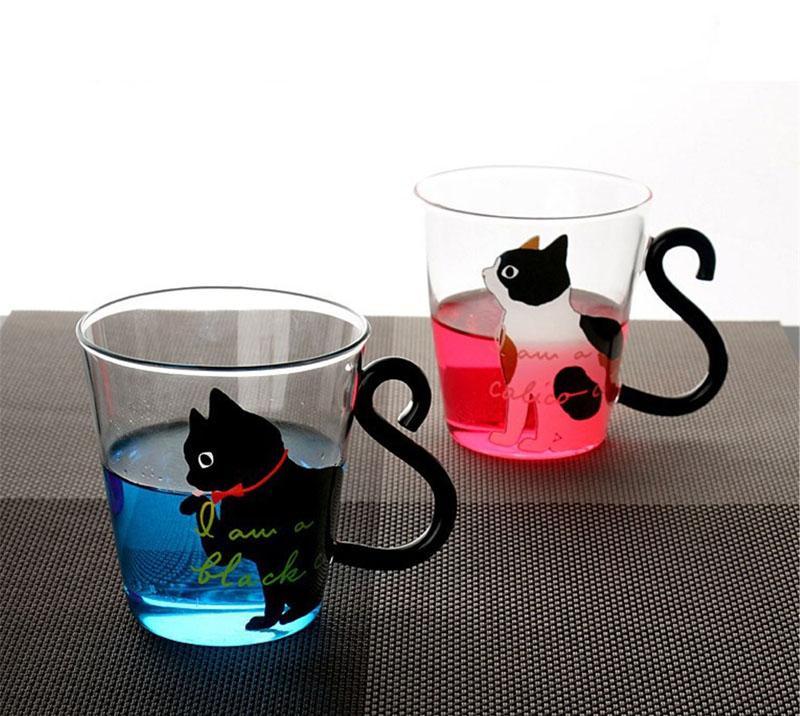 Meow - Glass Cat Mug | Bowlift