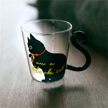Meow - Glass Cat Mug | Bowlift