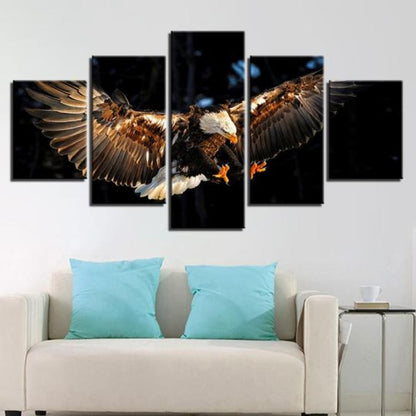 Eagle Flying - Canvas Wall Art Painting | Bowlift