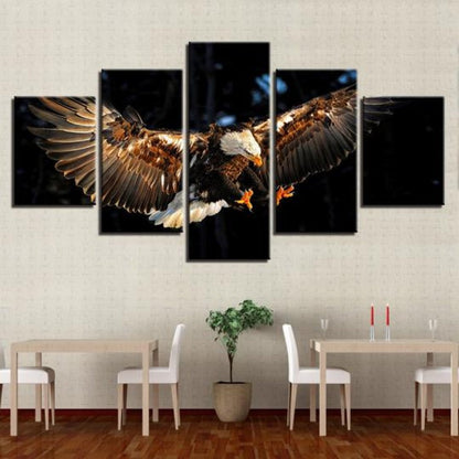 Eagle Flying - Canvas Wall Art Painting | Bowlift