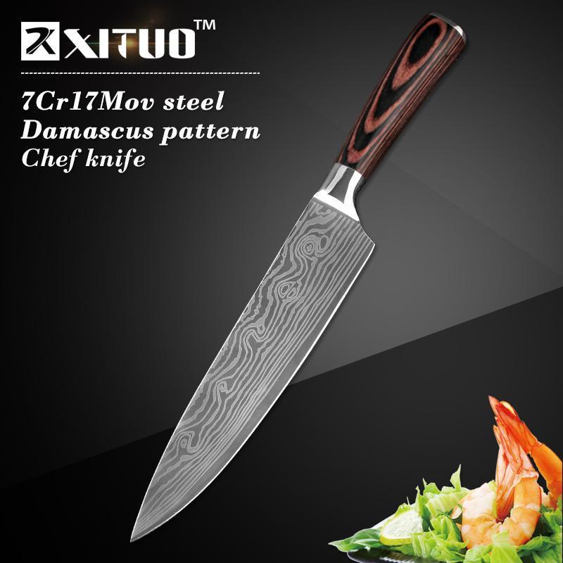 BowLift | Japanese Chef Knife Set Professional Ikasu High Carbon Steel Damascus