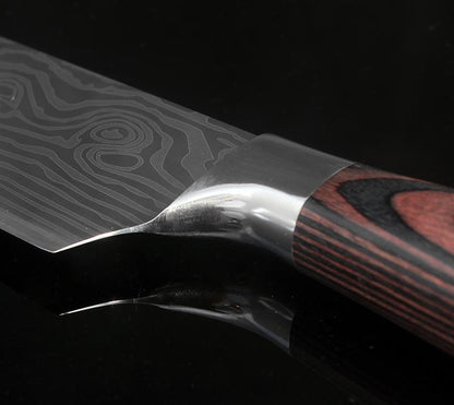 BowLift | Japanese Chef Knife Set Professional Ikasu High Carbon Steel Damascus