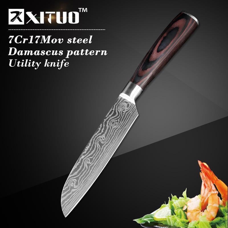 BowLift | Japanese Chef Knife Set Professional Ikasu High Carbon Steel Damascus