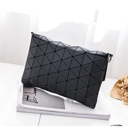 Abstract Geometric Matte Shoulder Bag | Bowlift
