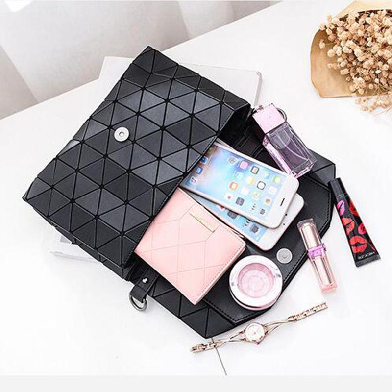 Abstract Geometric Matte Shoulder Bag | Bowlift