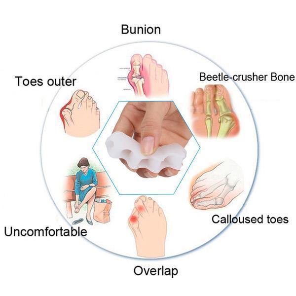 Skanto | TeenRecovery | Orthopedic Hallux and Hammer Toe Corrector with Toe Spacer