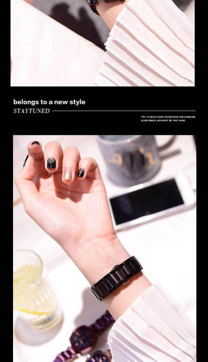 BowLift | Black Exotic Premier Designer Swiss Quartz Women Watch