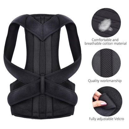 Karnz | Scoliosis Back Posture Adjustable Brace for Lifting