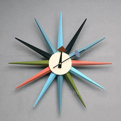 BowLift | Modern Design Starburst Shape Wall Clock