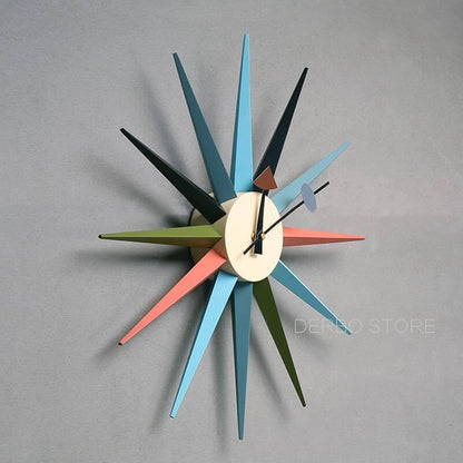 BowLift | Modern Design Starburst Shape Wall Clock