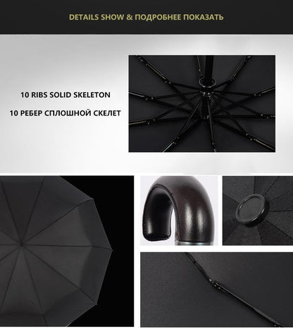 Skanto | Premium Classic English Style Automatic Umbrella Wind Resistant