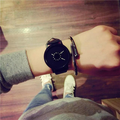 Skanto | Minimalist Genuine Leather Unique Designer Luxury Women's Watch