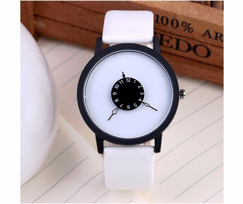 Skanto | Minimalist Genuine Leather Unique Designer Luxury Women's Watch