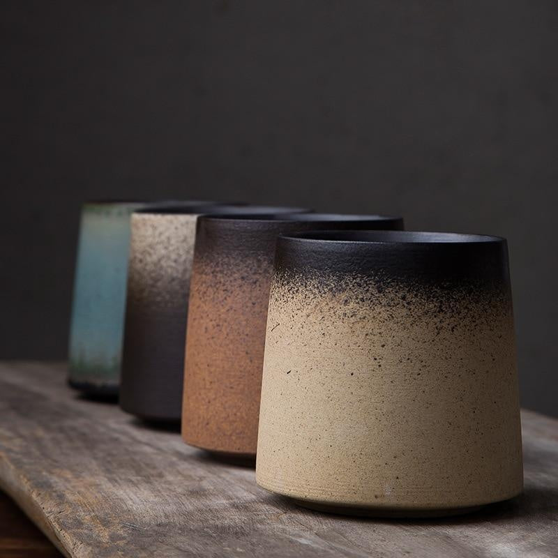 Gradient Retro Japanese Ceramic Mug | Karnz