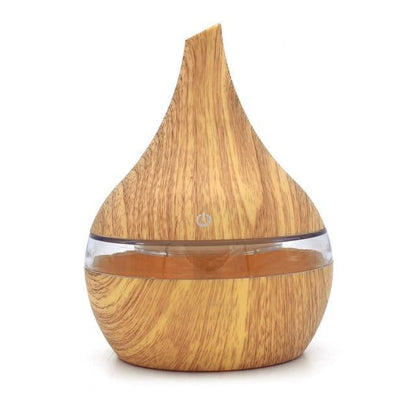Skanto | Wood Grain Electric Humidifier Ultrasonic Essential Oil Diffuser