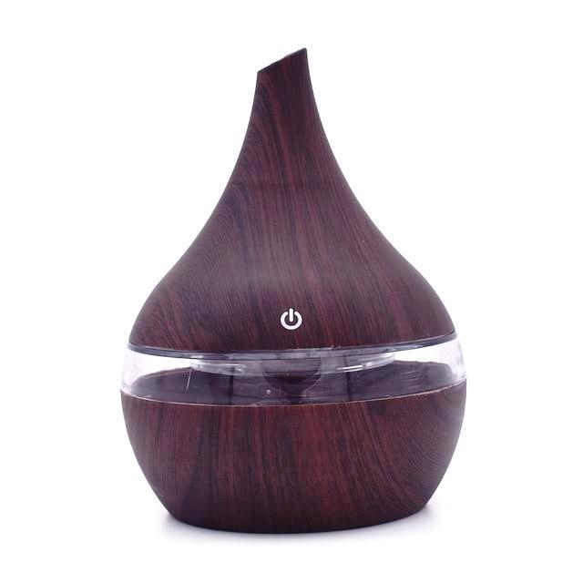 Skanto | Wood Grain Electric Humidifier Ultrasonic Essential Oil Diffuser