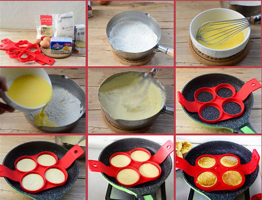 Non-Stick Silicone Egg & Pancake Mold | Bowlift
