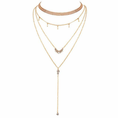 Multi-layered Boho Drop Necklaces | Karnz