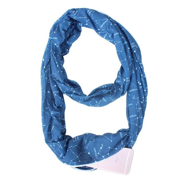 Multi-Way Infinity Scarf with Pocket | Kalsten