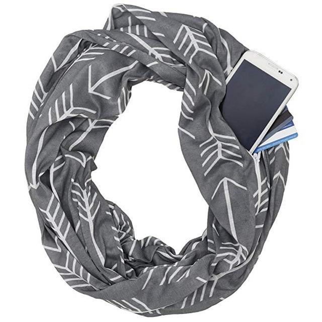 Multi-Way Infinity Scarf with Pocket | Bowlift