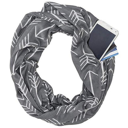 Multi-Way Infinity Scarf with Pocket | Kalsten